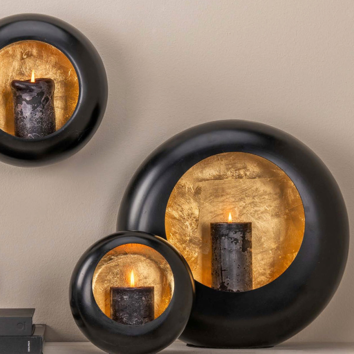 Relaxdays windlicht set van 12 - decoratie glazen - glas