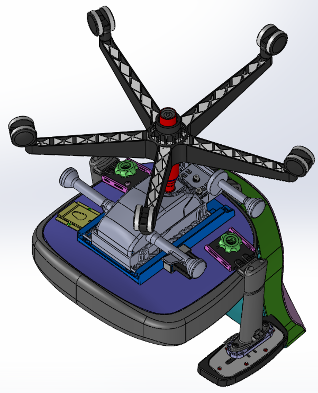 Bureaustoel Therapod X Compact in Wolvilt Fenice