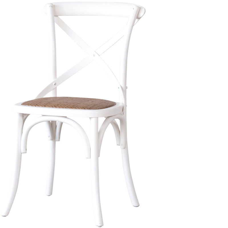 Lifestyle Cross Chair Old White