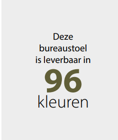 Bureaustoel Therapod X Standaard in Wolvilt Fenice
