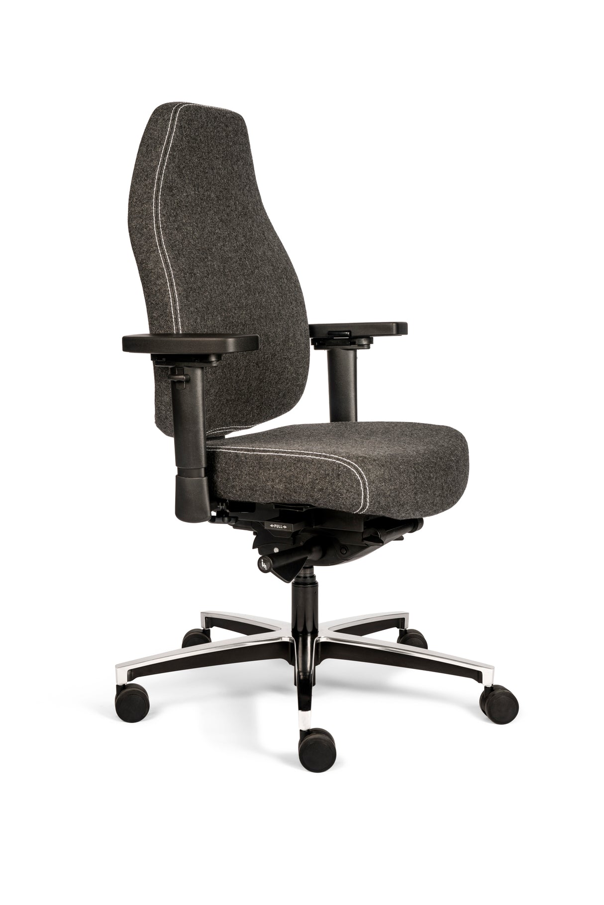 Bureaustoel Therapod X Standaard in Wolvilt Fenice