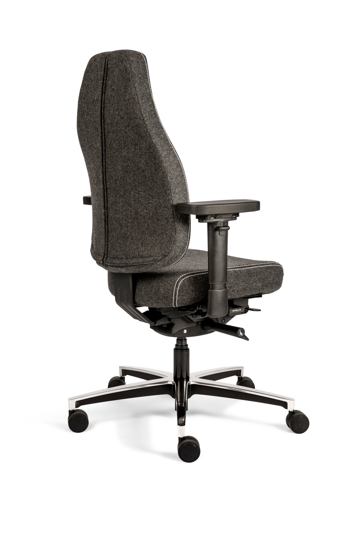 Bureaustoel Therapod X Standaard in Wolvilt Fenice