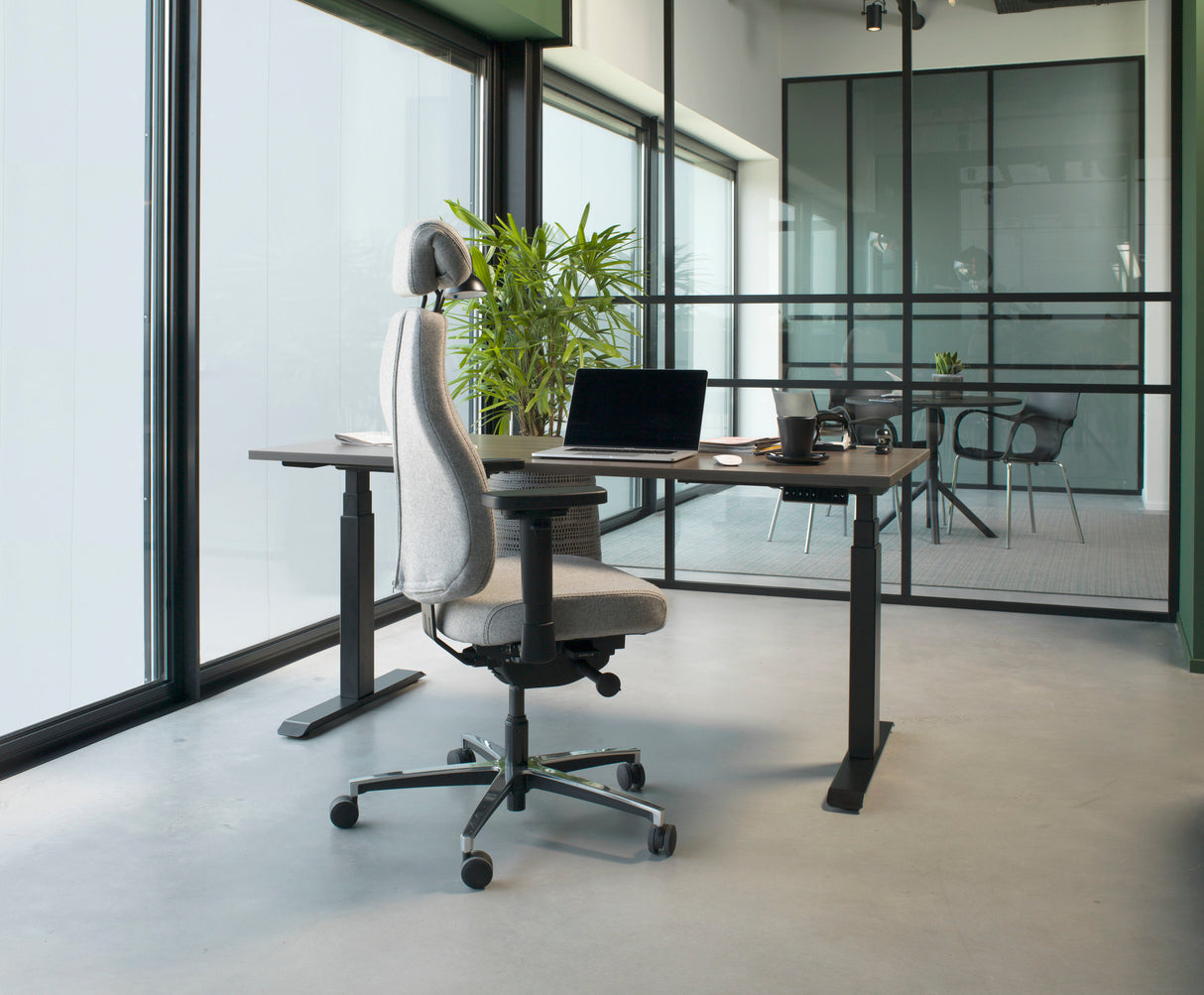 Bureaustoel Therapod X Standaard in Wolvilt Fenice