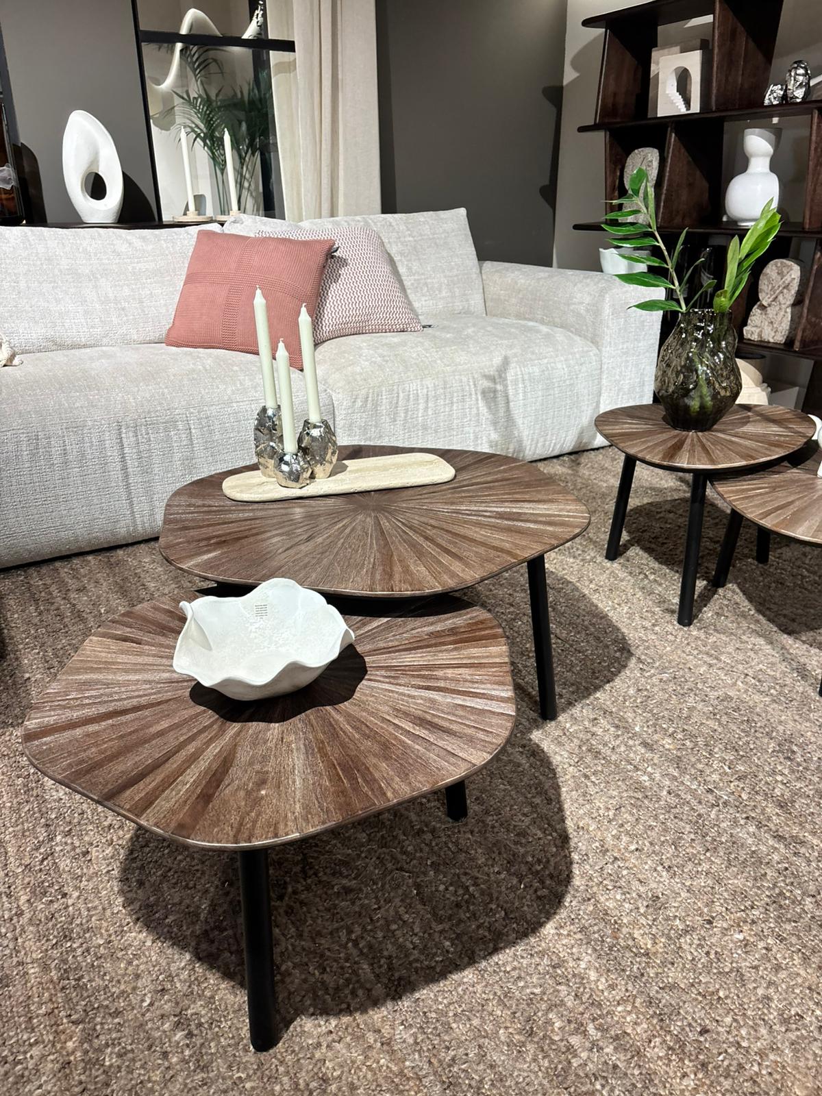 Lifestyle Tampa Hexagon Coffee Table Set/ 2