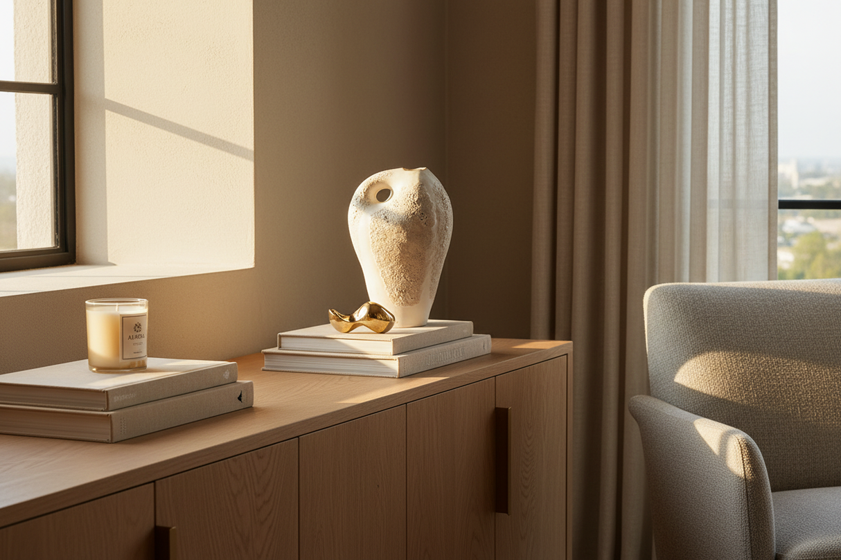 Andie vaas luxe sfeerbeeld