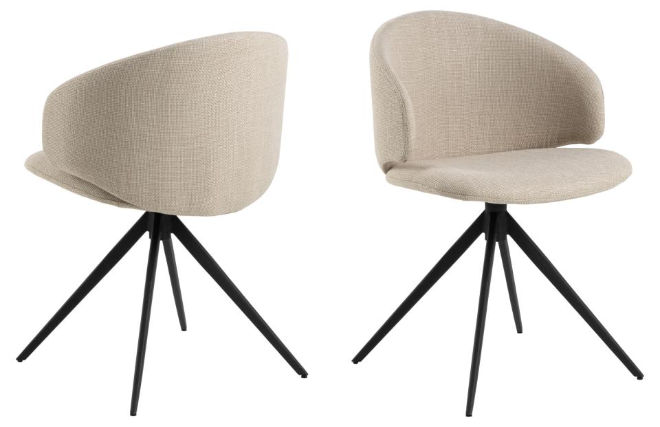 Actona Ella Swivel Dining Chair Set