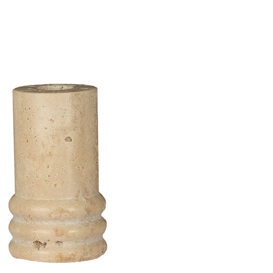 Lifestyle Travertine Dining Candle Holder