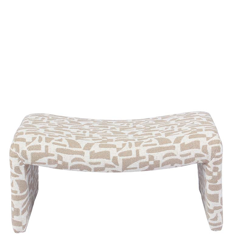 Lifestyle Georgia Pouf Pattern Sand
