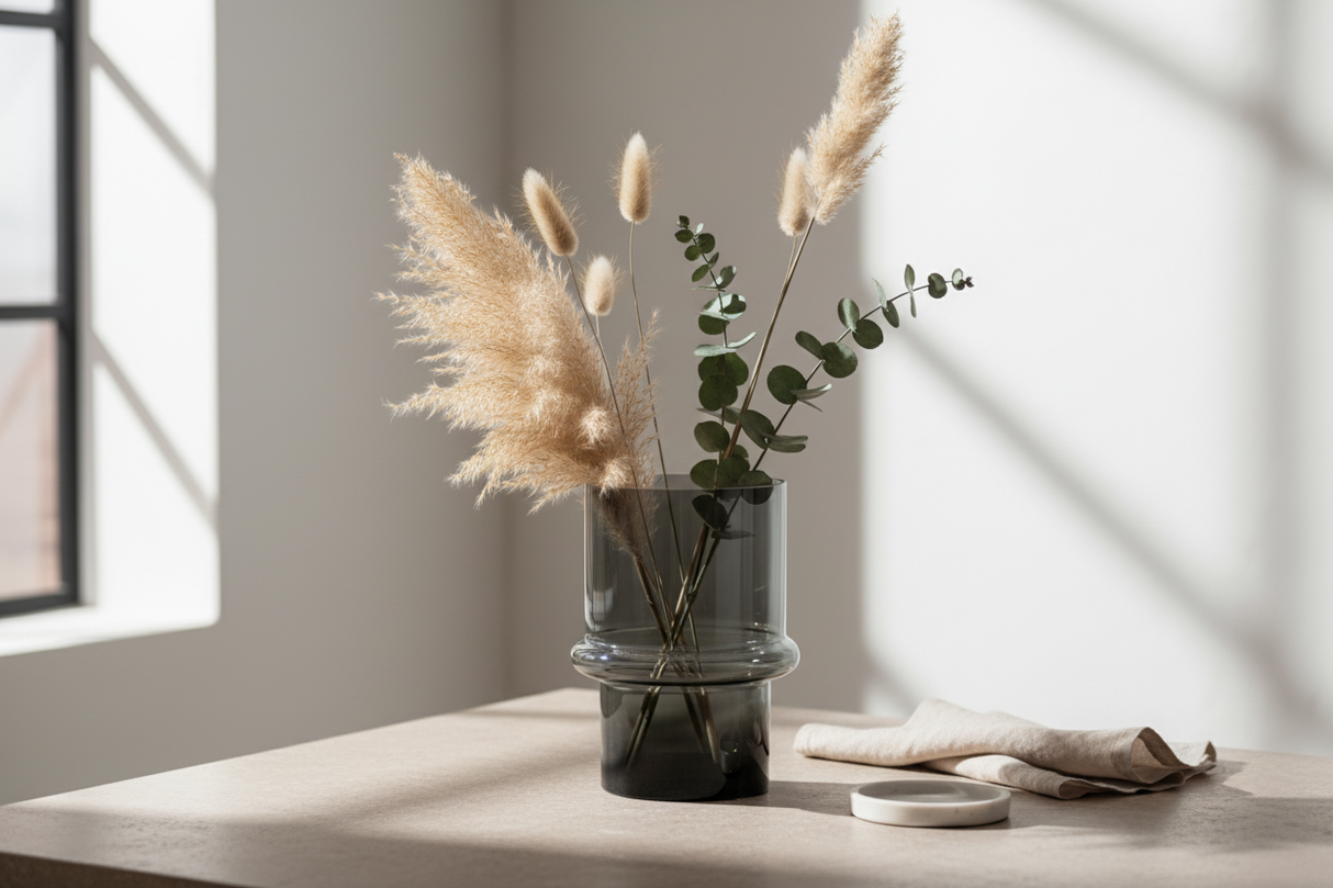 Zena Vase Grey sfeerbeeld