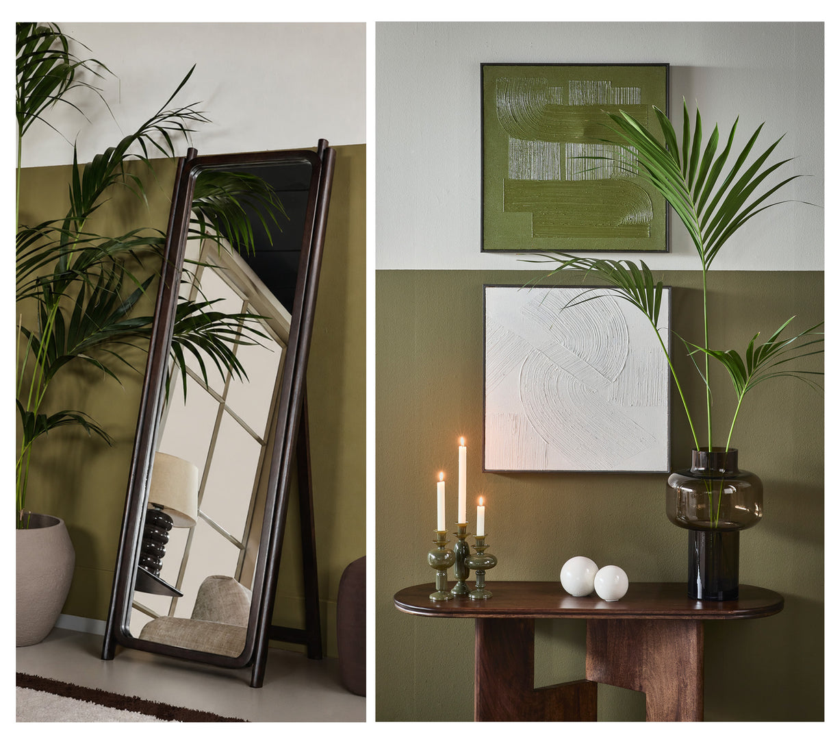 Lifestyle Canavaral Full Lengt Mirror Walnut