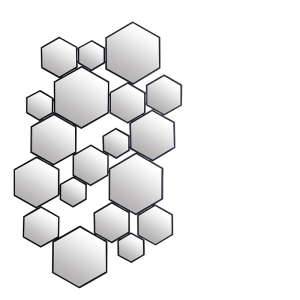 Lifestyle DIVIDED MIRROR HEXAGON