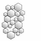 Lifestyle DIVIDED MIRROR HEXAGON