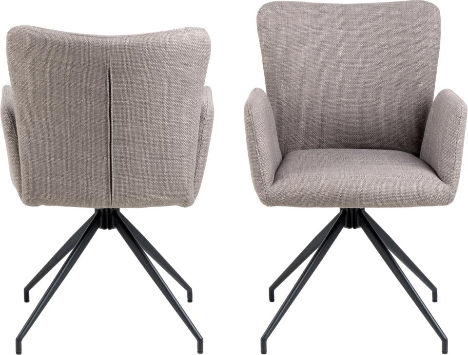 Actona Dining  Chair Laura Swivel SET