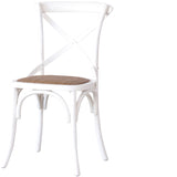Lifestyle Cross Chair Old White
