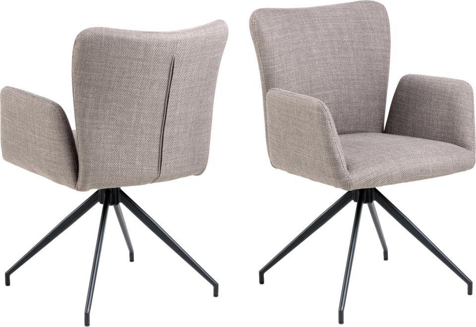 Actona Dining  Chair Laura Swivel SET