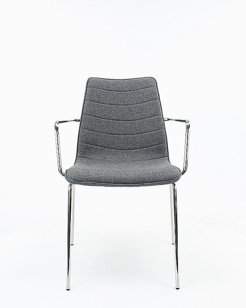 Chairsupply F45 Wollfilz Fenice mittelgrau 602
