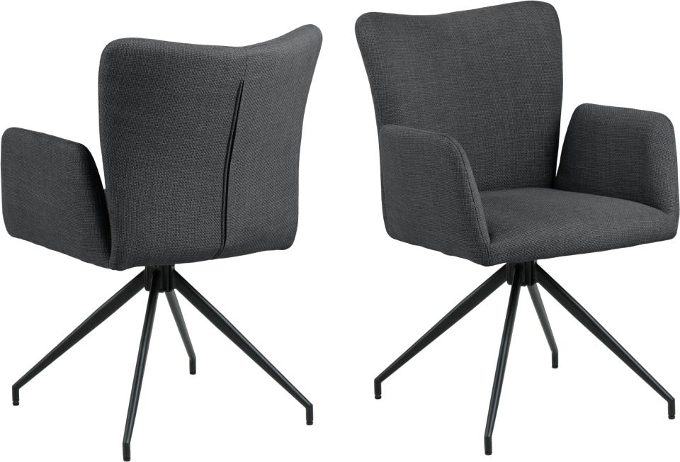 Actona Dining  Chair Laura Swivel SET