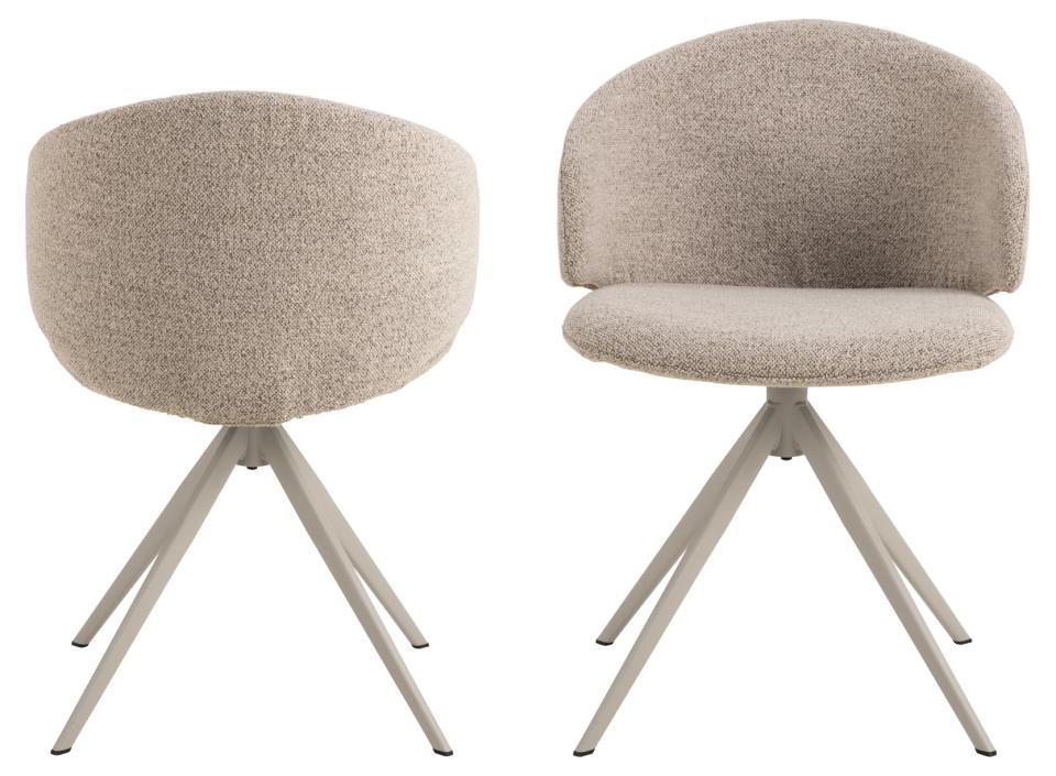 Actona Ella Swivel Dining Chair Set