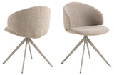 Actona Ella Swivel Dining Chair Set