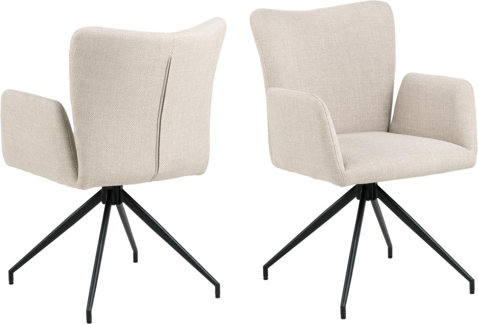 Actona Dining  Chair Laura Swivel SET
