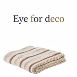 Ellie plaid met Eye for deco tekst bovenin