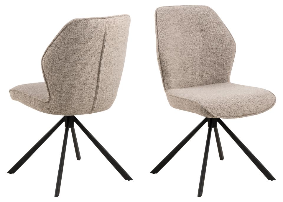 Actona Dining Swivel Chair Aura Set