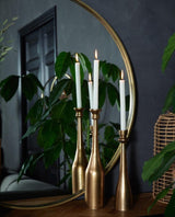 Lifestyle-Spiegel rund Antikgold 150cm