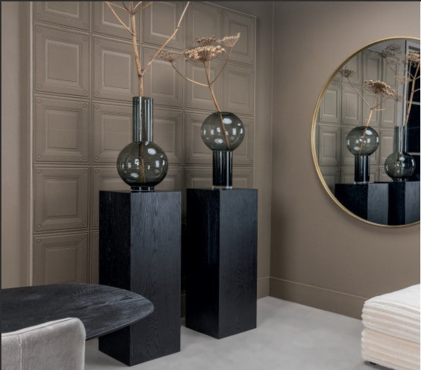 Lifestyle-Spiegel rund Antikgold 150cm