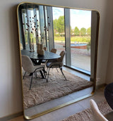 Lifestyle Lobby Mirror Antique Gold 180cm