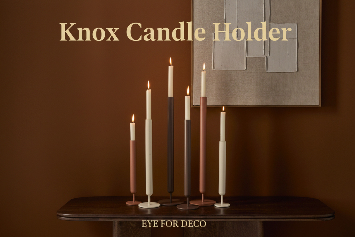 Knox Candle Holder Banner met branding