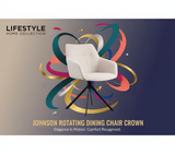Lifestyle Johnson Rotating Dining Chair Crown - Kleurrijke Banner