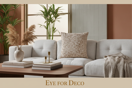 Lifestyle Natalie Pillow Brown Beige Banner