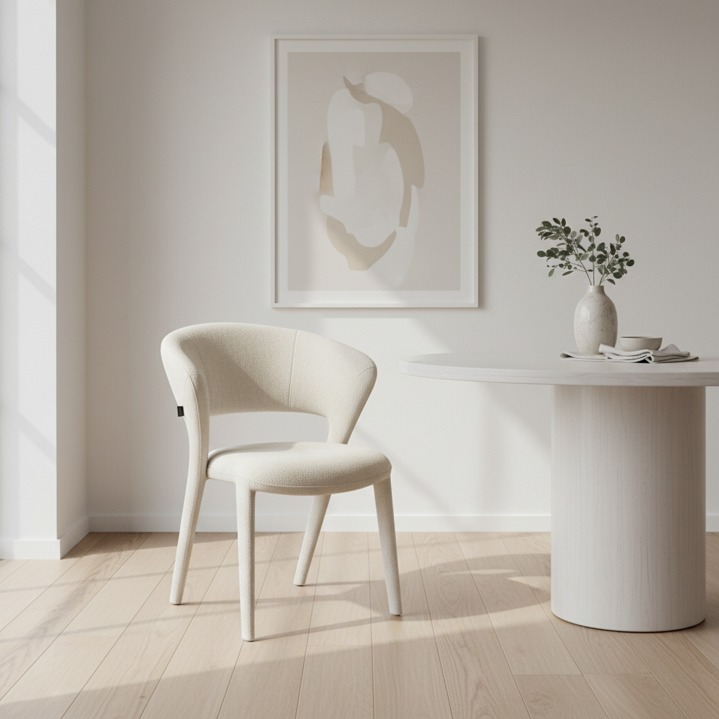 Lifestyle witte stoel