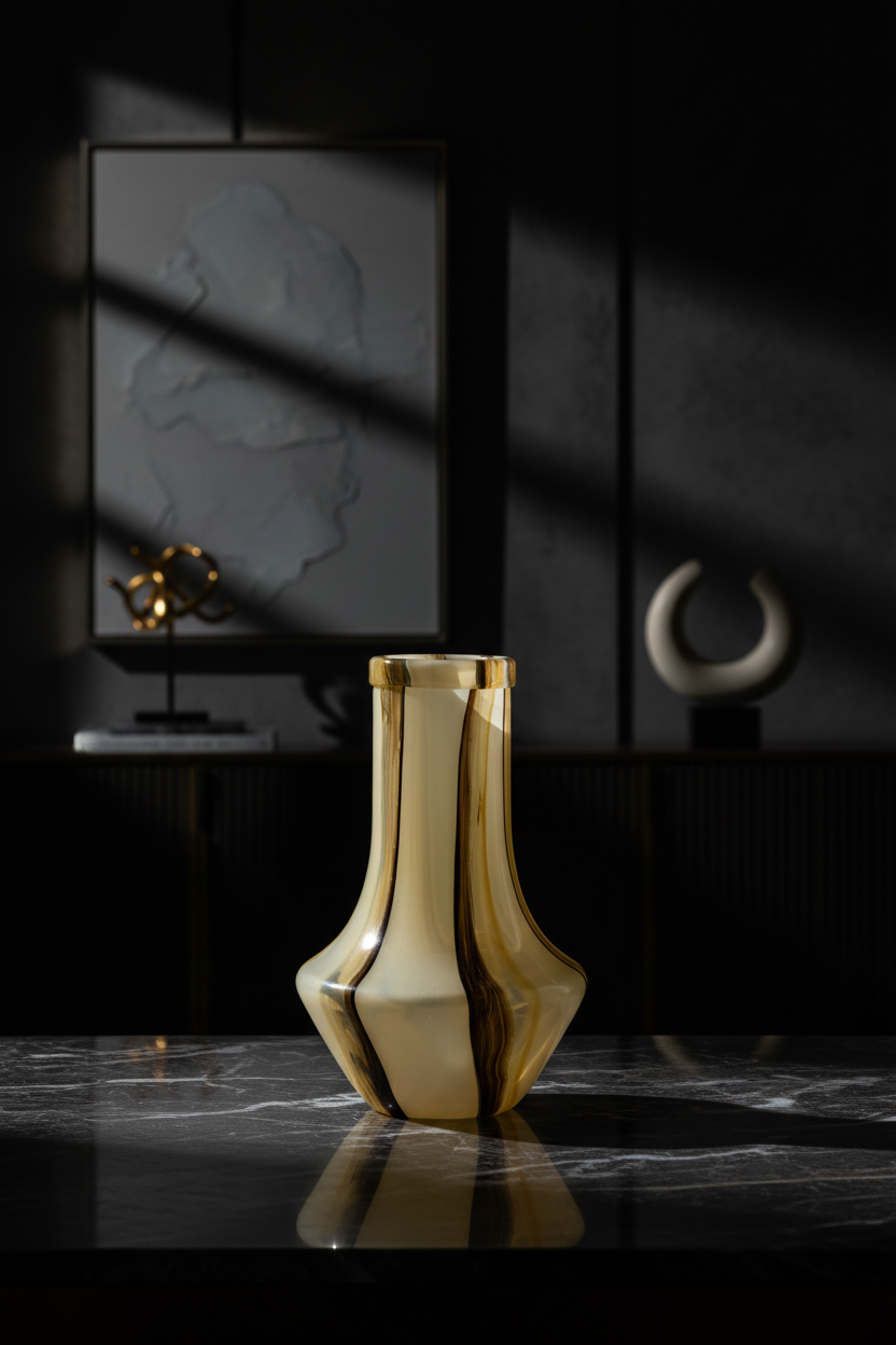 Londrino Vase – sculptuur, luxe & donker