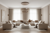 LUX-circle Sand – Luxe Woonkamer