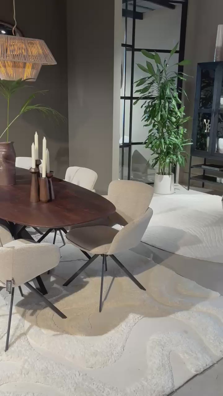 Lifestyle Riverside Rotating Dining Chair Sienna Ecru