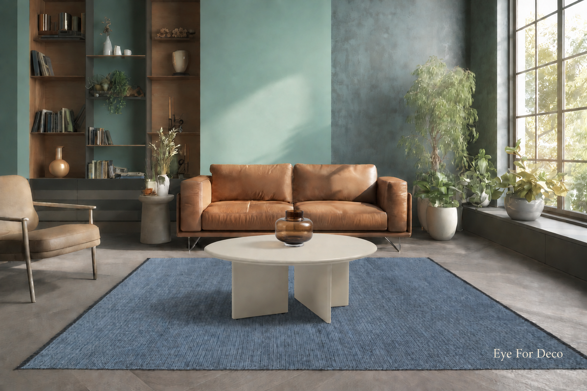 Sfeerfoto met salontafel, Lilith-vaas en Eye For Deco