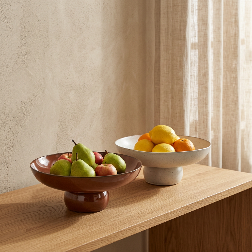 Sfeerfoto van de Osasco bowls gevuld met fruit