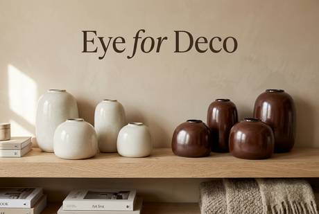 Sorocaba vazen in alle maten en kleuren met Eye for Deco