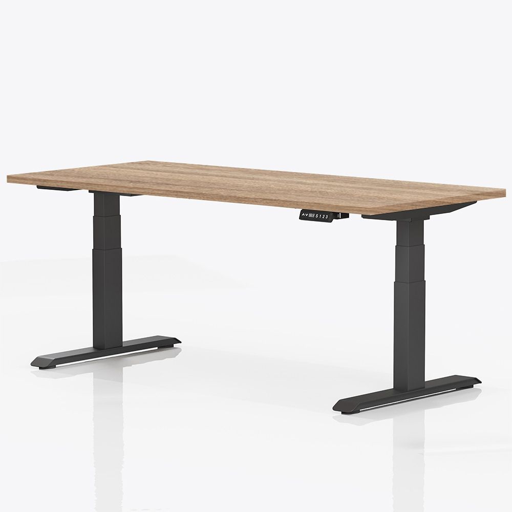 Bureau zit/sta  Elektrisch Rise+ onderstel