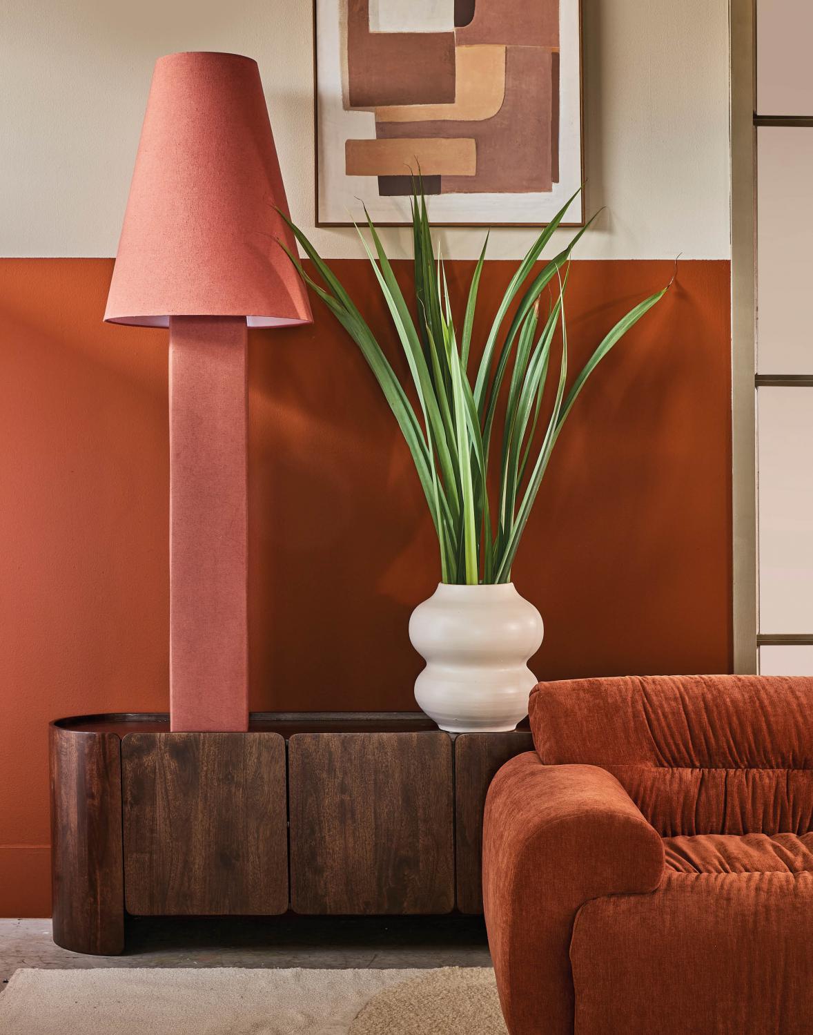 Lifestyle Miller Floor Lamp Brown