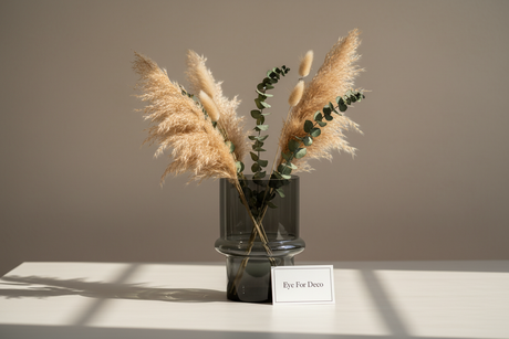 Zena Vase Grey Eye For Deco sfeerbeeld