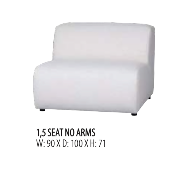 SIRMIONE 1,5 SEAT NO ARMS - ELEMENT SOFA