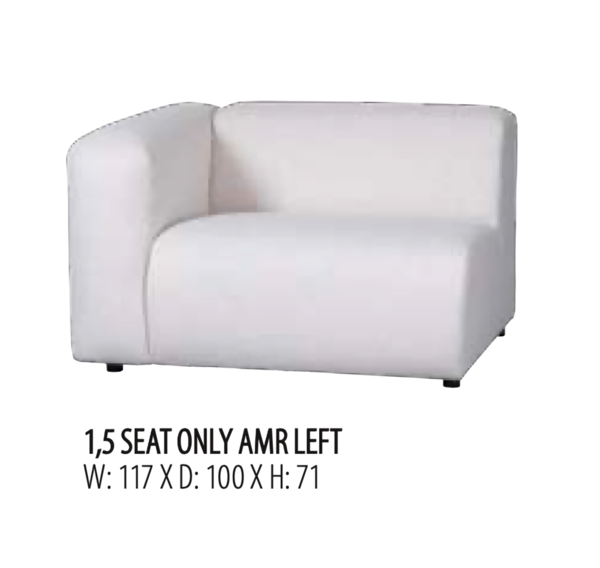 SIRMIONE 1,5 SEAT ONLY ARM LEFT- ELEMENT SOFA