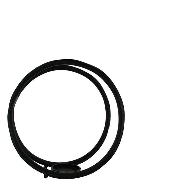 LIFESTYLE RING CANDLE HOLDER BLACK S