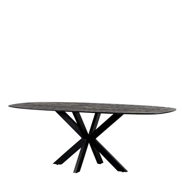 LIFESTYLE KINSLEY DINING TABLE BLACK 240x100cm