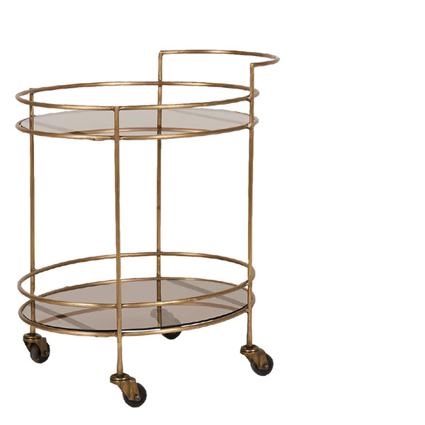 LIFESTYLE NOHA TROLLEY ANTIQUE GOLD